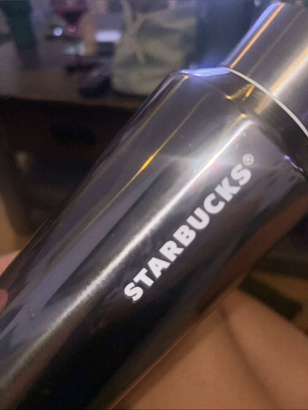 Starbucks Emblazoned Stainless Steel Water Bottle - Silver